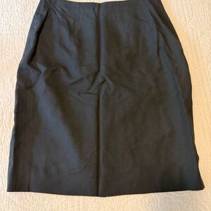 Vintage Bergdorf Goodman Elegant Black Women's Skirt